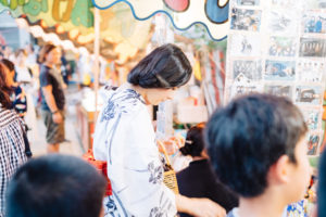 大阪、中津の豊崎神社の夏祭りに行ってきました。