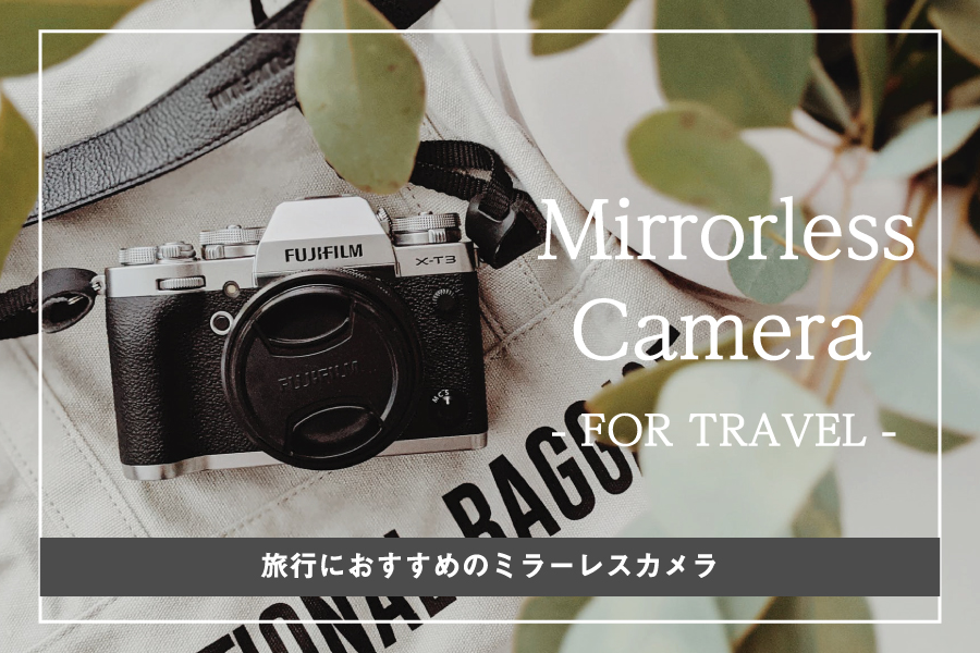 【2023年】旅行の持ち運びに便利なミラーレスカメラ おすすめ特集