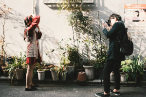 進化型古着屋「森」の衣装でモデル撮影！in中崎町