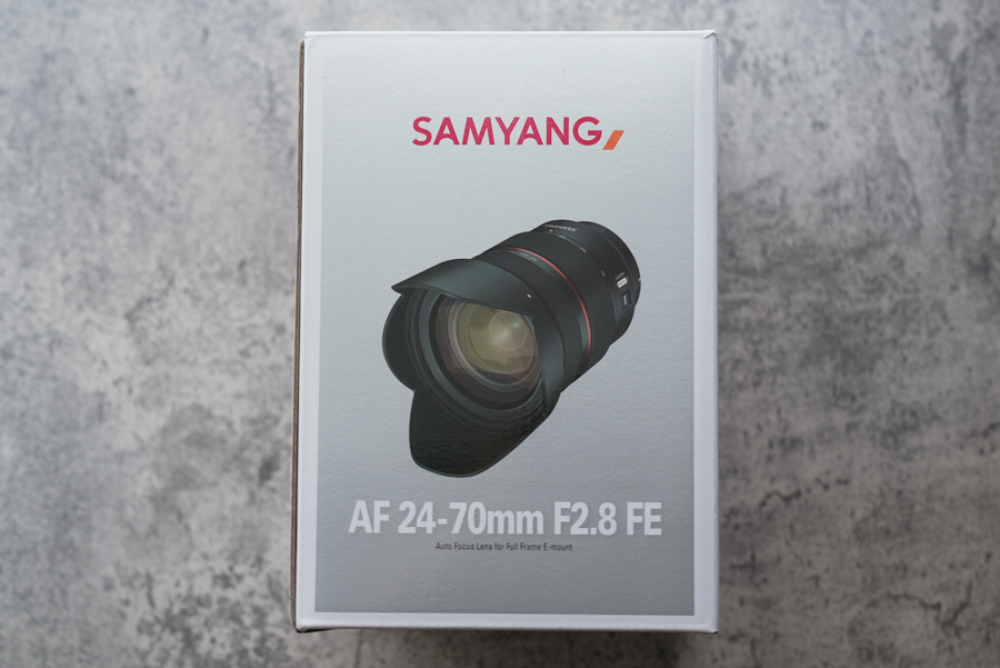 SAMYANG AF24-70mm F2.8 FE 外箱