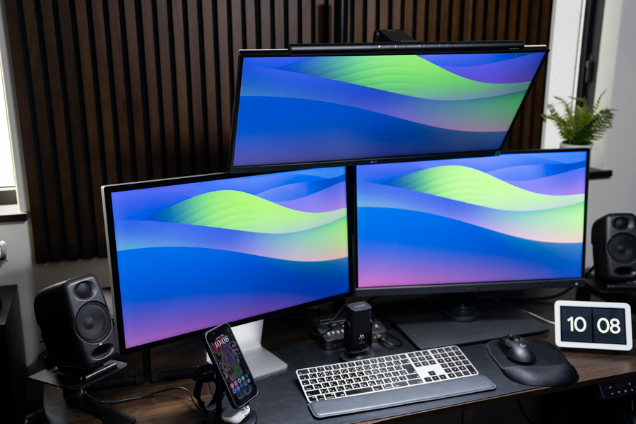 広い範囲に照射