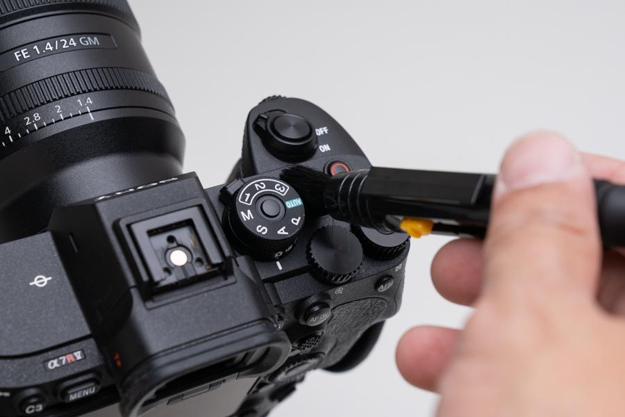 クリーニングペンのブラシ