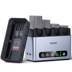 NP-FZ100を同時に4台急速チャージ！llano CM4カメラバッテリー充電器レビュー